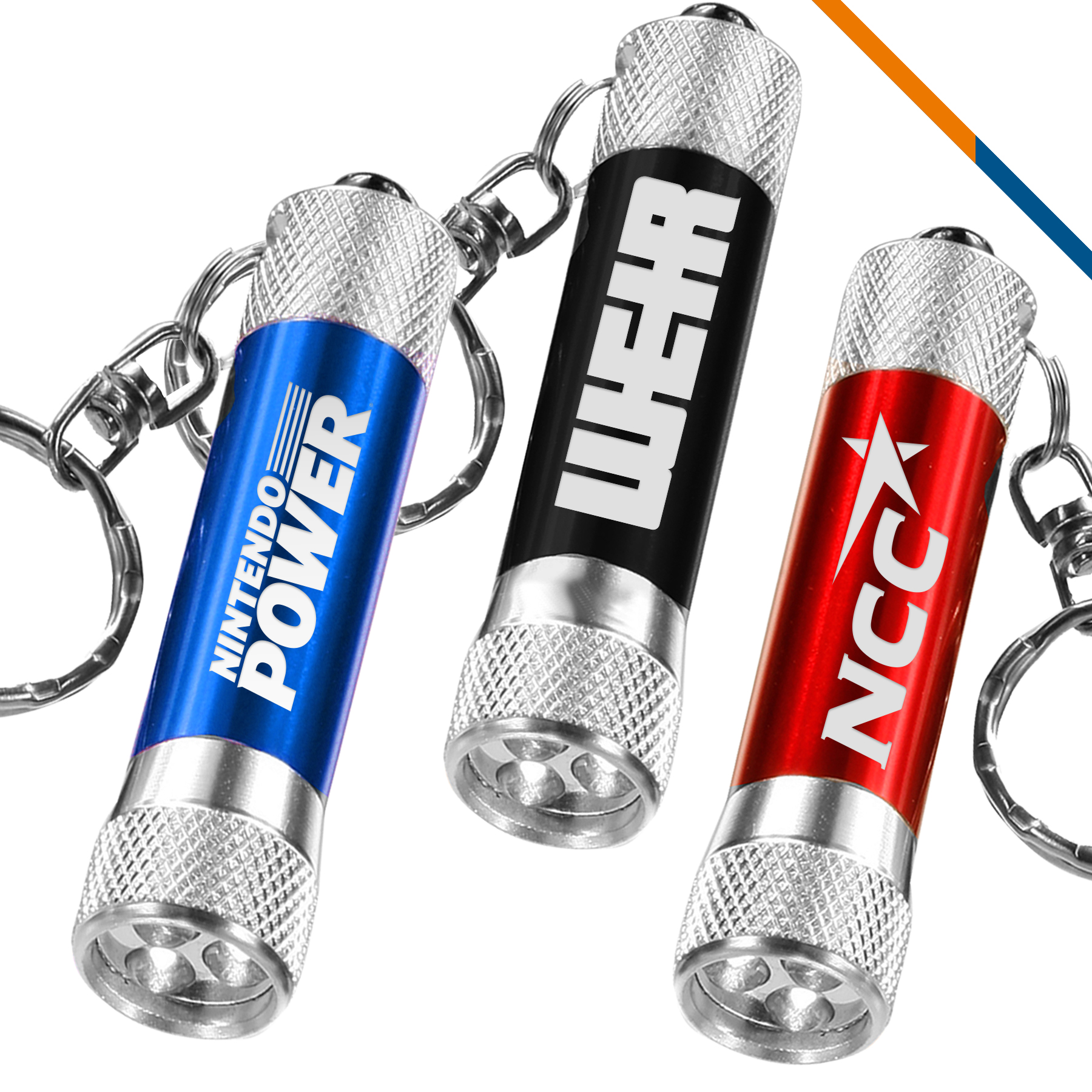 Bling LED Flashlight Keychain 6