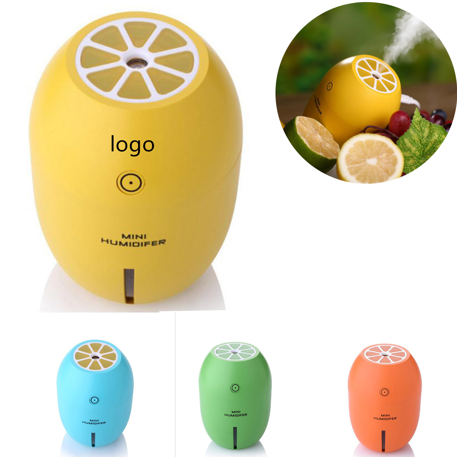 Lemon Shaped Mist Maker USB Humidifier for Home Office Car 1