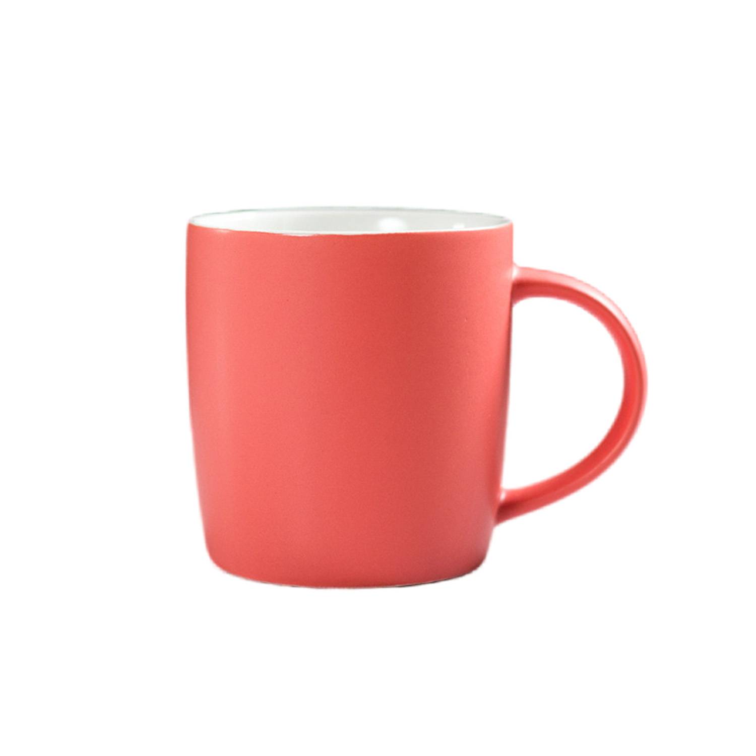 12.3Oz. Ceramic Mug Matte Color Glaze Scrub Customized 4