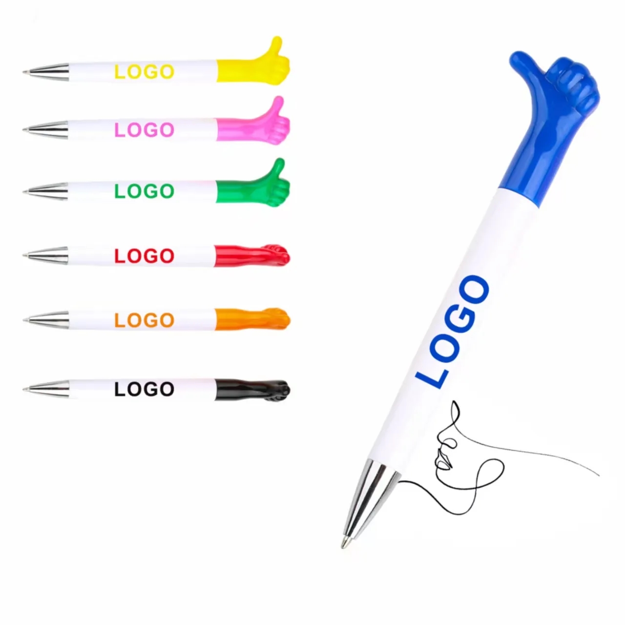 Custom Thumbs-Up Shape Promotional Pen