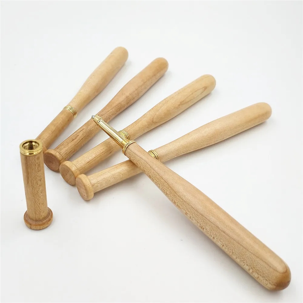 Wooden Baseball Bat Shape Ballpoint Pen 4