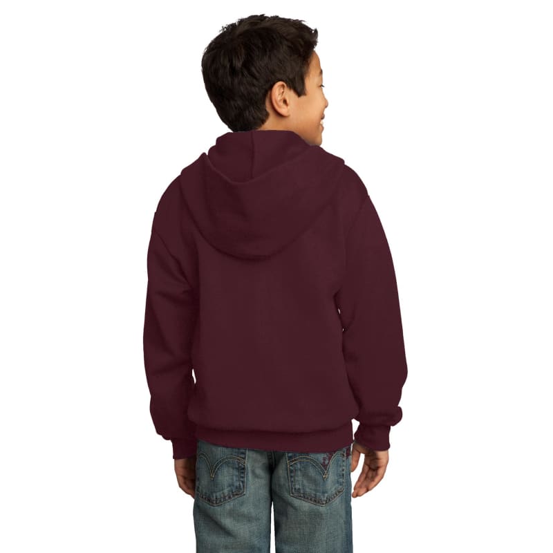 Port & Company - Youth Core Fleece Full-Zip Hooded Sweatshirt. 33