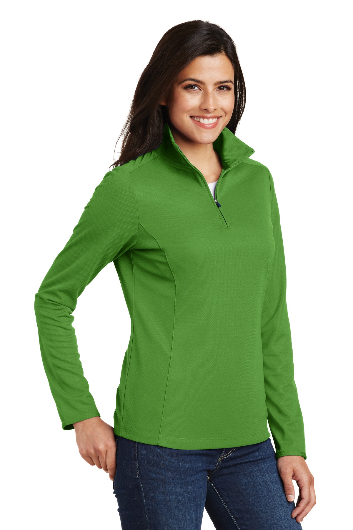 Port Authority® Women's Pinpoint Mesh 1/2-Zip 41