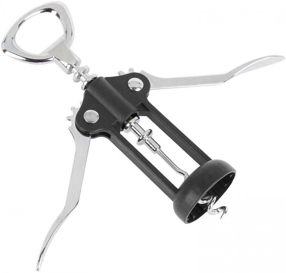 Premium Wing Corkscrew bottle opener with Linen Pouch 7