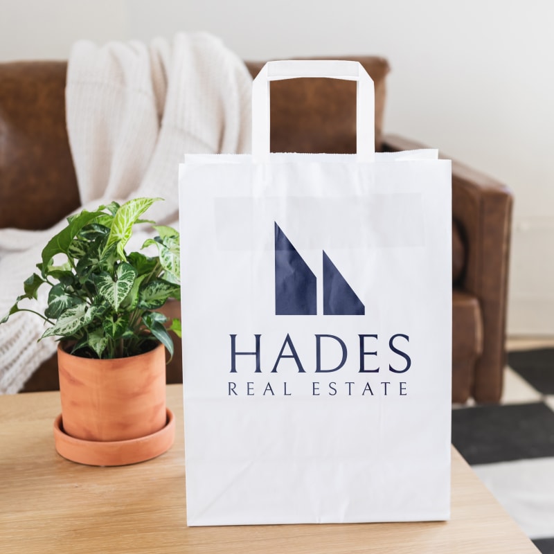 8 X 10 Inch Custom Paper Shopping Bag With Handles 6