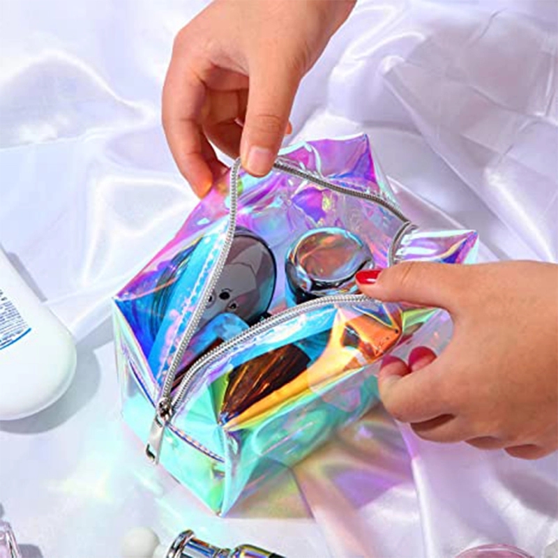 Holographic cosmetic bag Laser Transparent Makeup 2