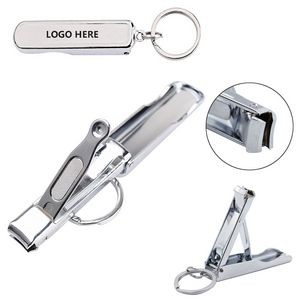 2 In 1 Nail Clippers With Nail File Key Ring 12