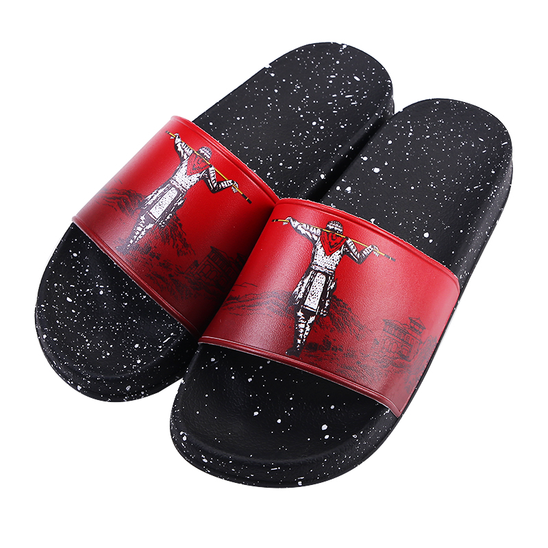 Dotted Summer Bath Slide Sandals 8
