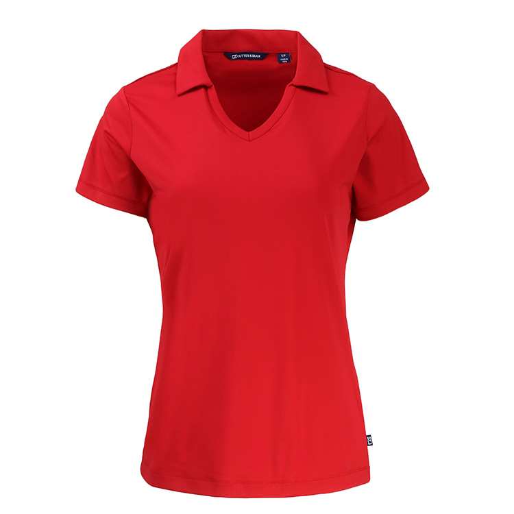 Cutter & Buck Ladies Daybreak Eco Recycled V-Neck Polo 3