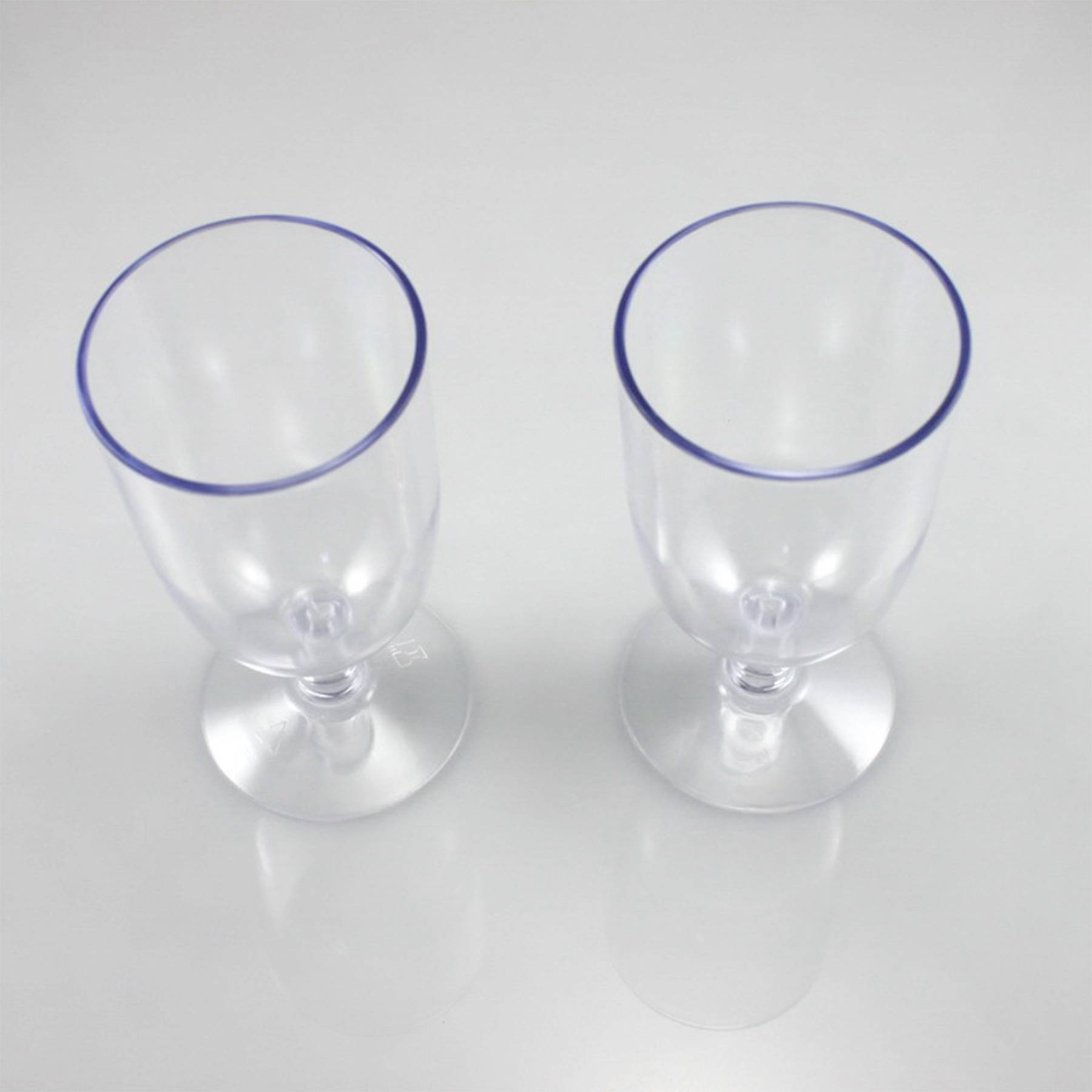 Plastic stemware wine cup 6