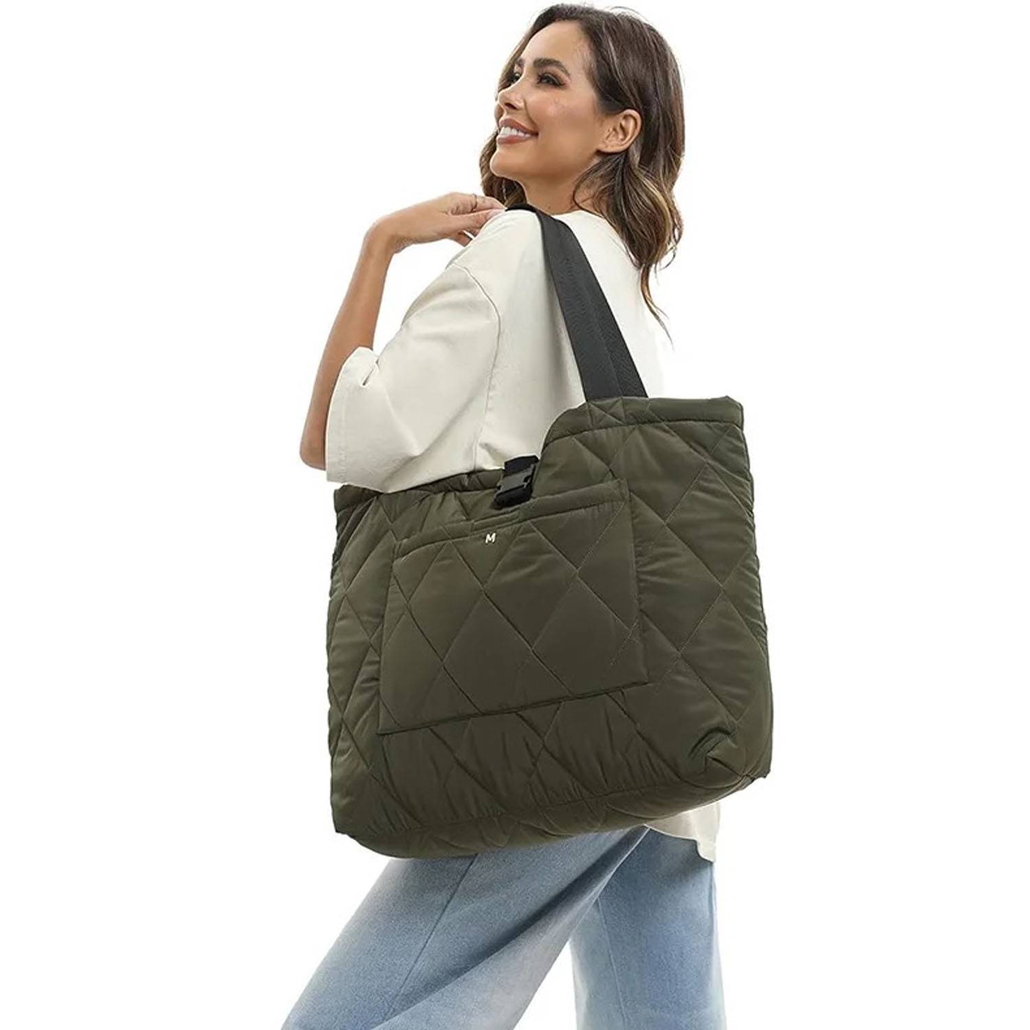 Large Tote Bags for Women, custom tote bag with logo imprint 7