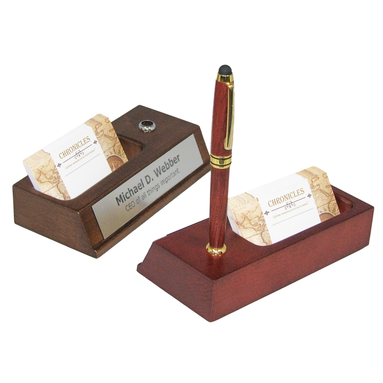 Name Bar Business Card Holder 6 x 2.85 x 1.25" 4