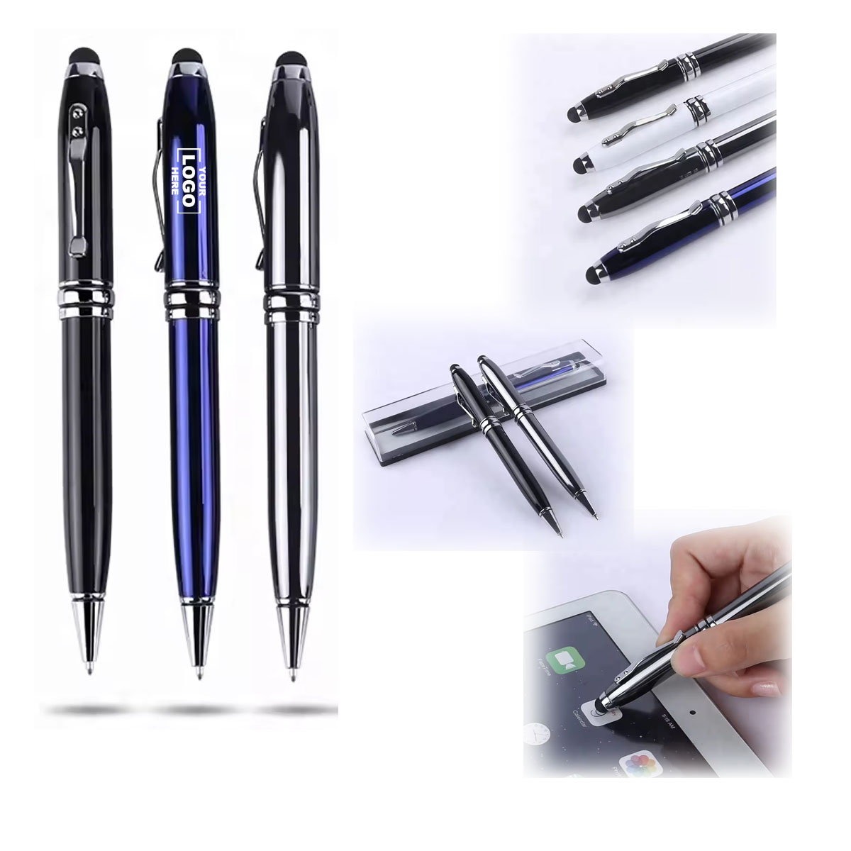 Classic Business Stylus Screen Touch Ballpoint Pen 3
