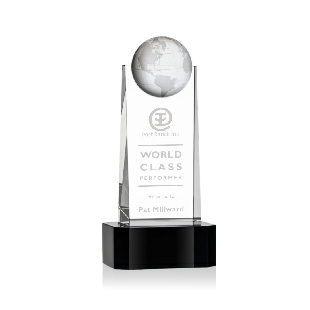 Sherbourne Globe Award on Base - Black 8