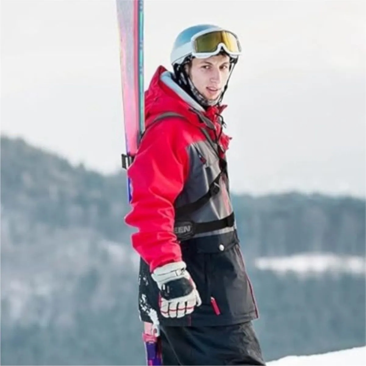 Ski Carry Harness With Adjustable Shoulder Straps 5