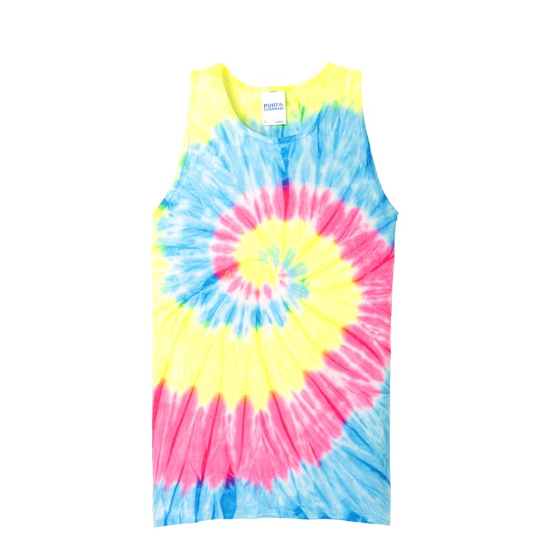 Port & Company Tie-Dye Tank Top. 26