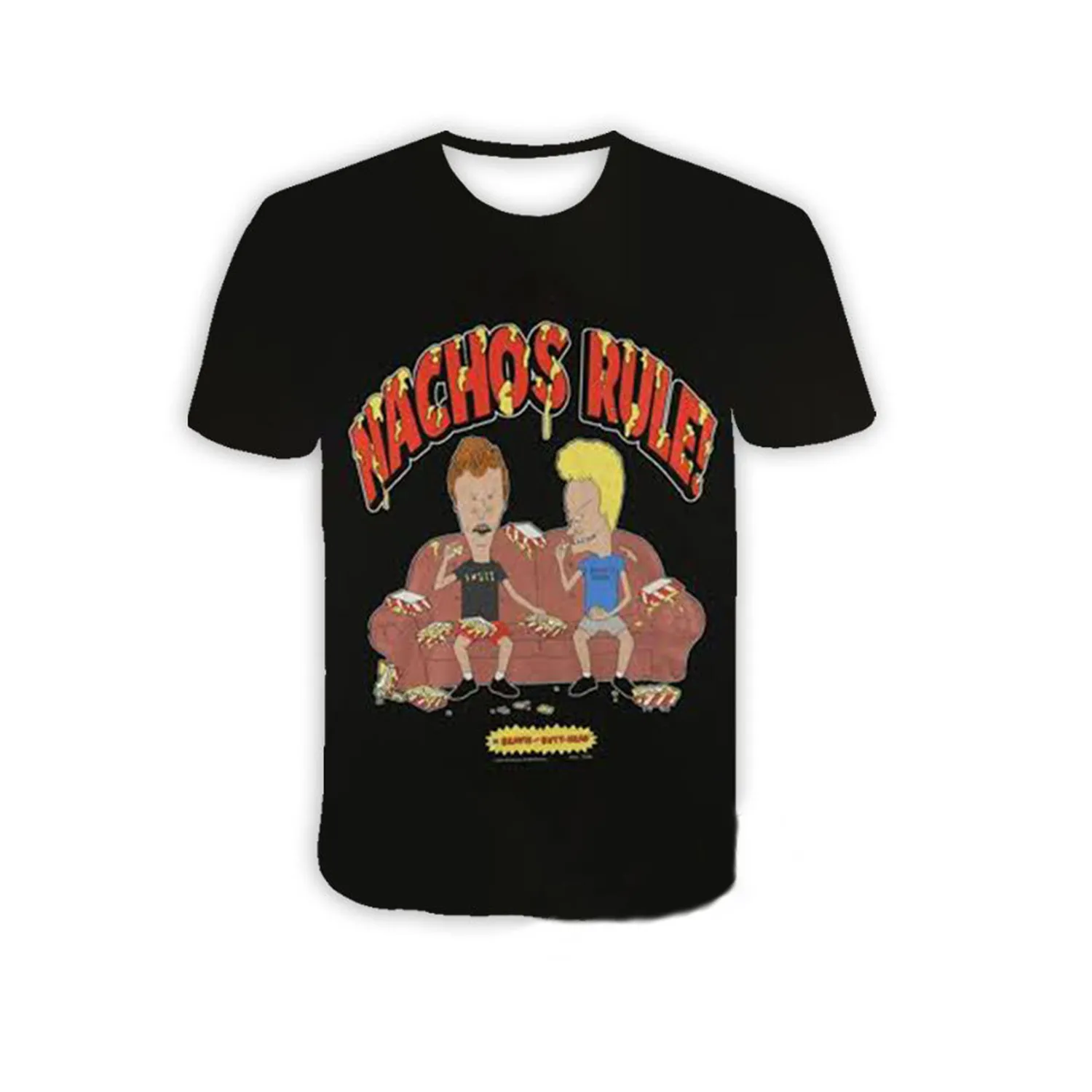 Mesh Comedy Crewneck T-shirt 6