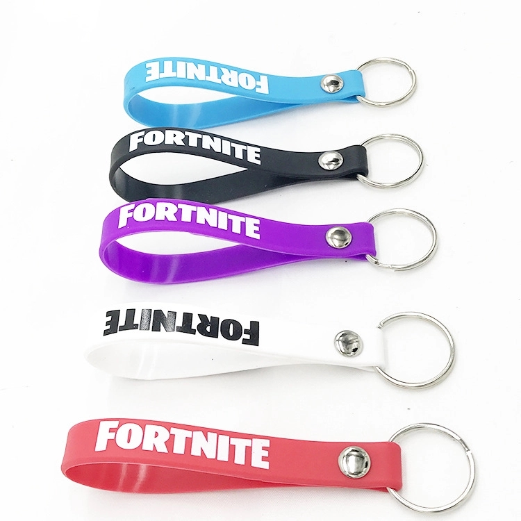 Silicone Wristband Keychain 1