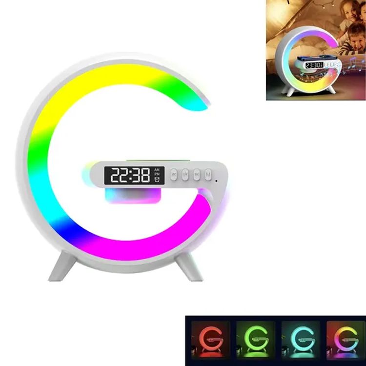 4-in-1 Wireless Charger with Bluetooth Speaker & Light 1