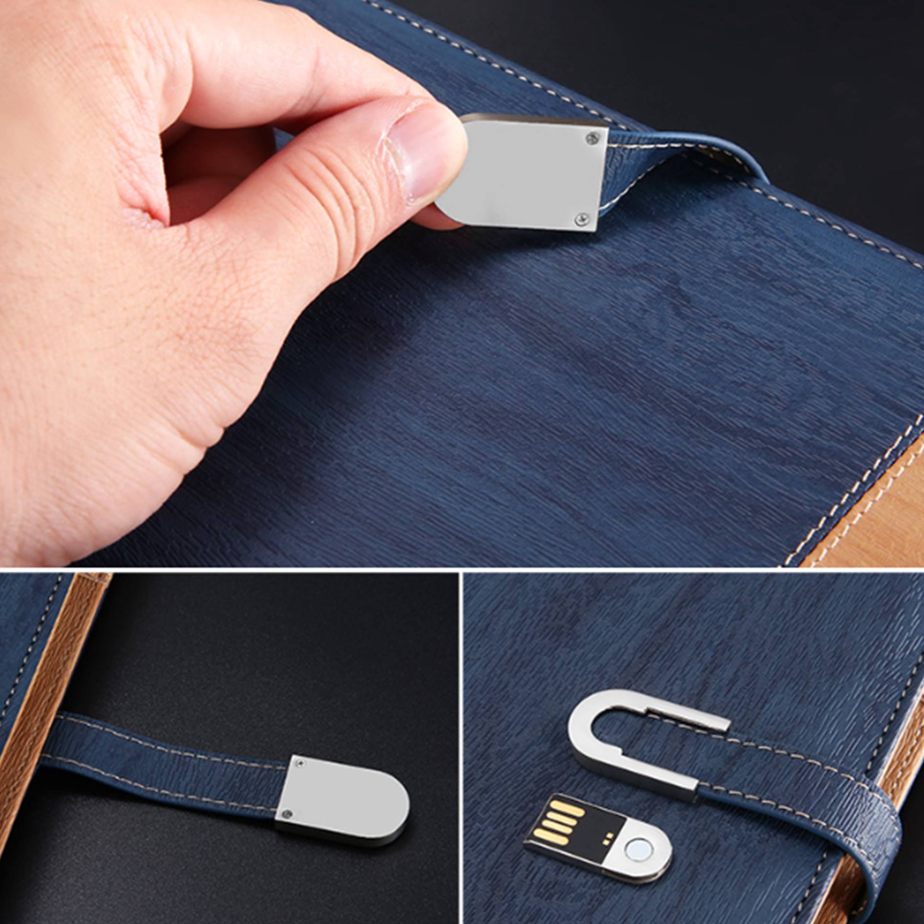 Notebook w/Power Bank & Flash Drive/Pen Gift Set 2