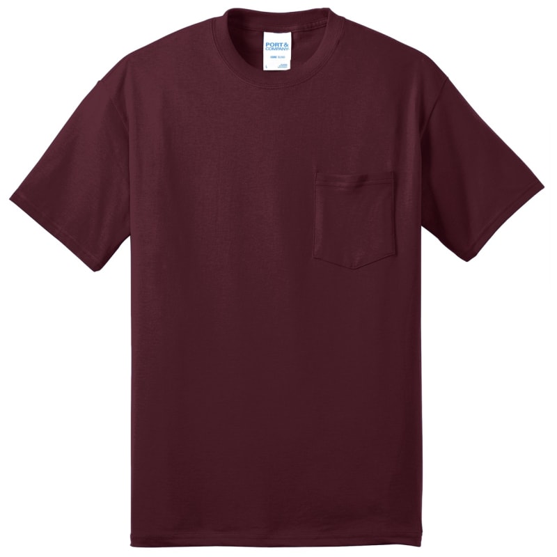Port & Company Tall Core Blend Pocket Tee. 26
