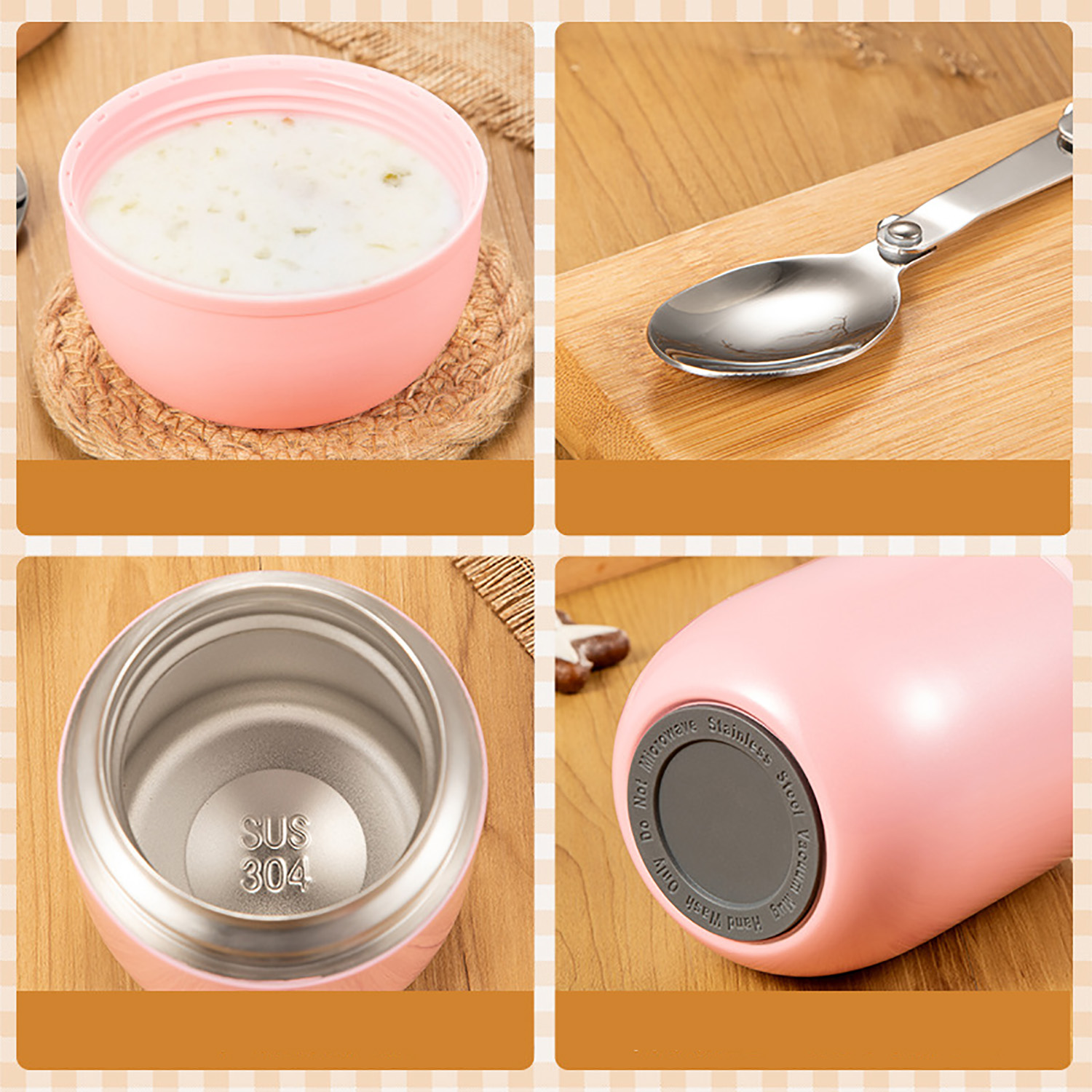 30 oz Stainless Steel Insulated Food Jar 8