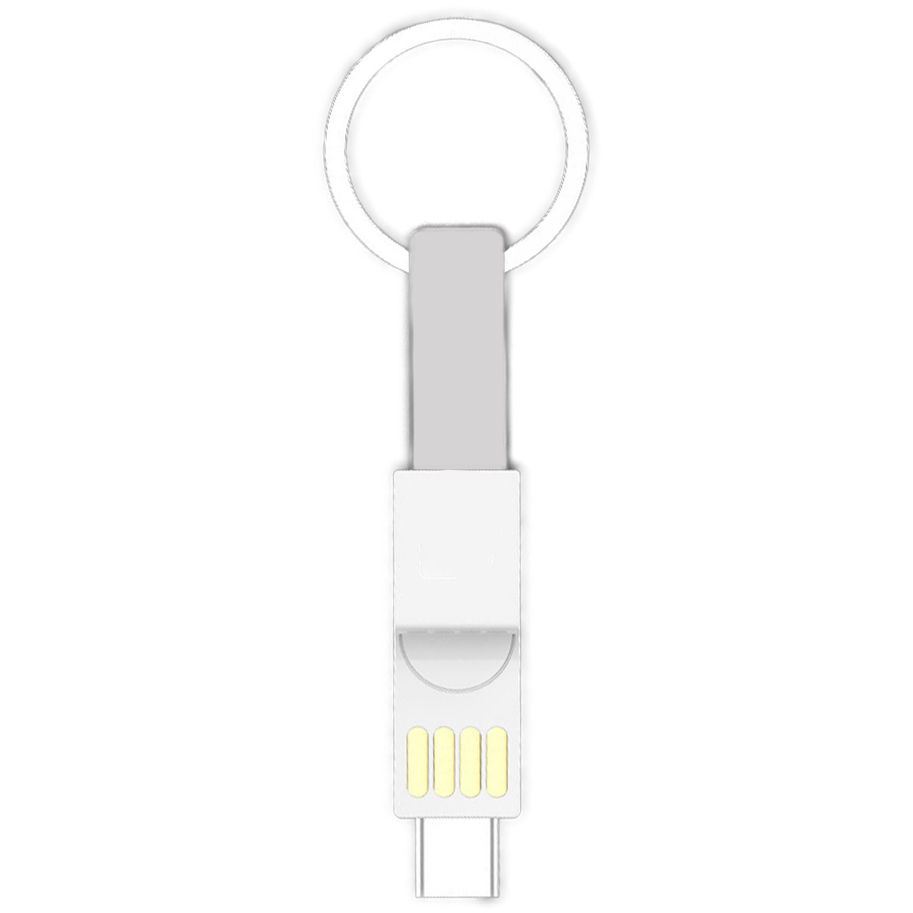 3-in-1 Mini Magnetic Charging and Data Cable Keychain 1