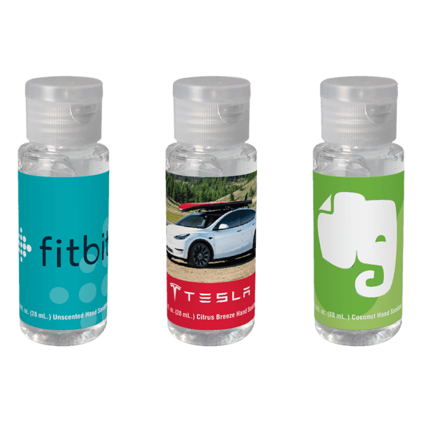 2 oz. Clear Sanitizer in Cylinder Bottle w/Clear Flip Top 14