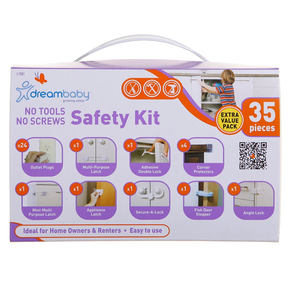 Baby Safety Home Proofing Kits - No Tools Required 35 Pieces 2