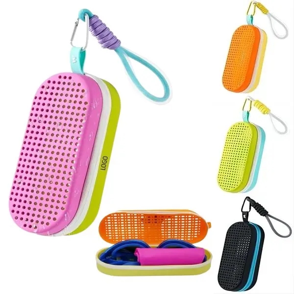Protective Silicone Goggle Cases with Drain Hole 2
