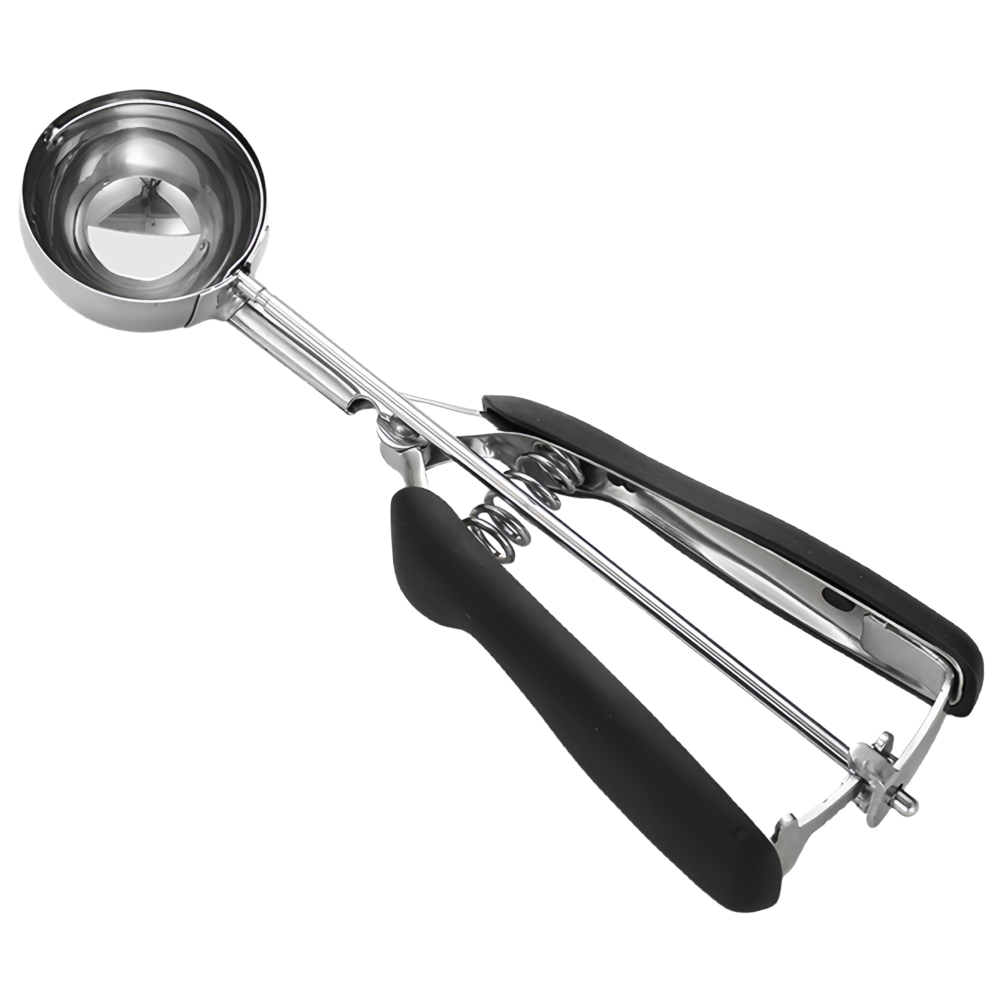 304 Stainless Steel Ice Cream Scoop 2" Diameter Fruit Scoop Dessert Spoon Portable Easy Use 4