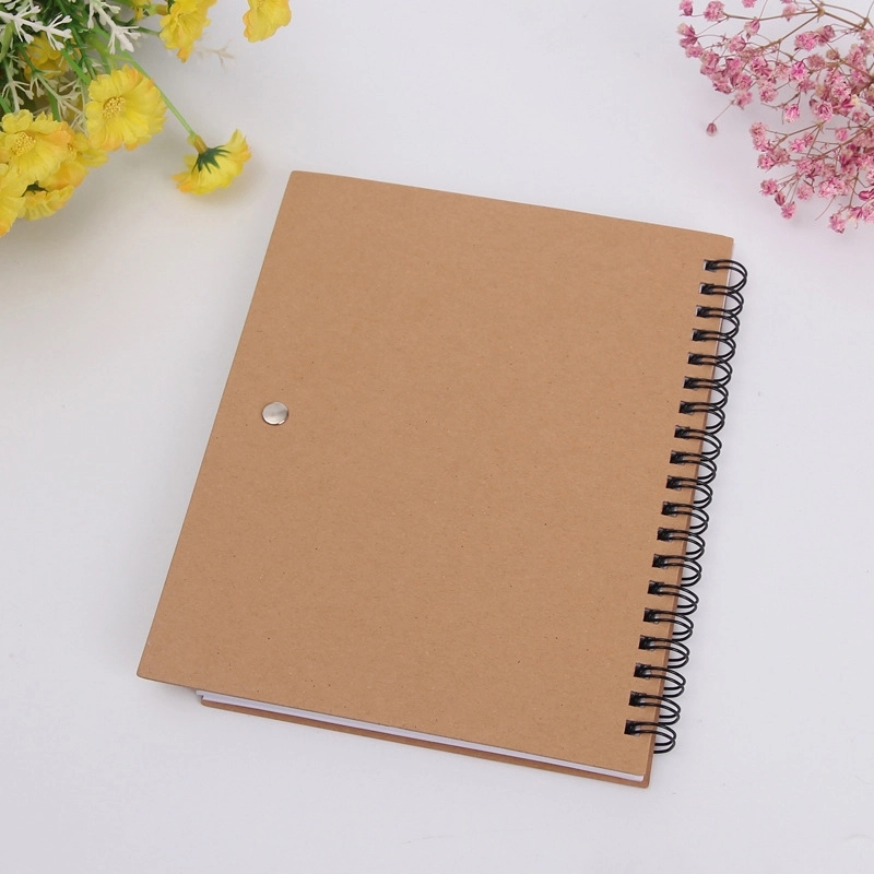 Recycled Spiral Notebook With Pen & Sticky Notes 4