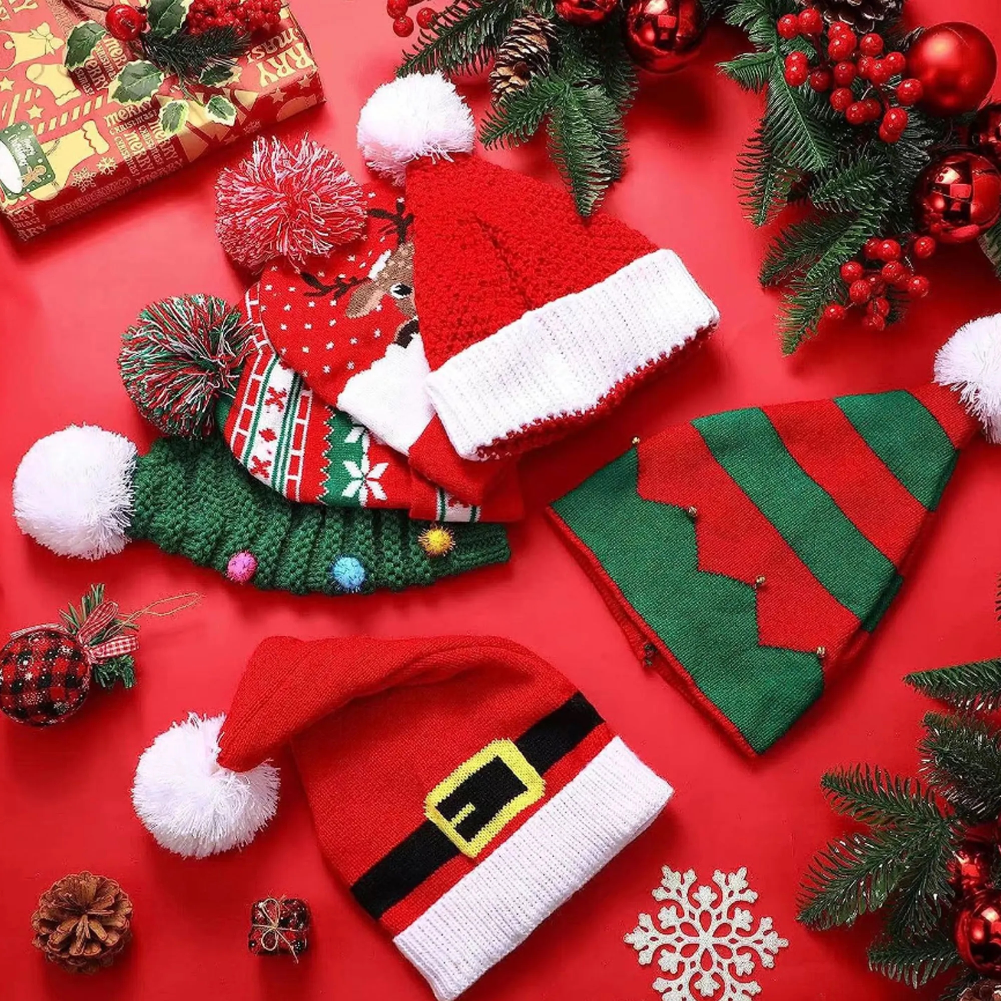 Festive Knit Christmas Cap 7