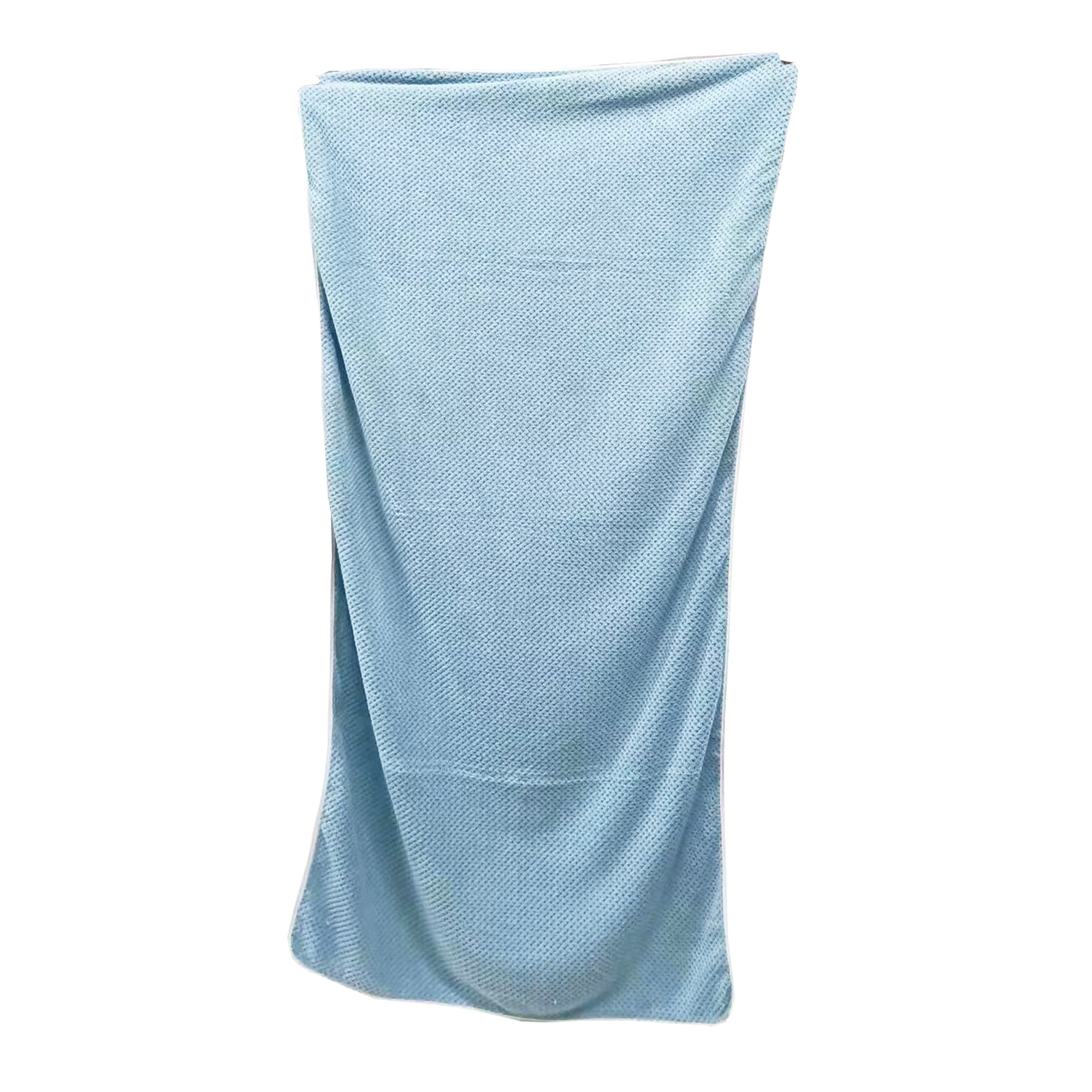 27 1/2 x 55 1/8 Coral Fleece Solid Bath Towel 3