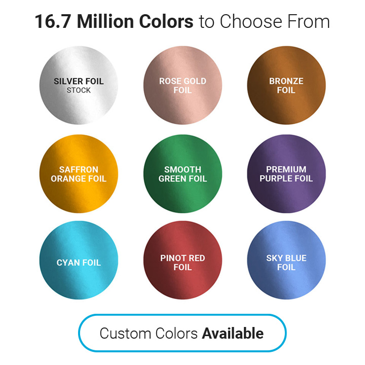 Colored Foil Labels 3