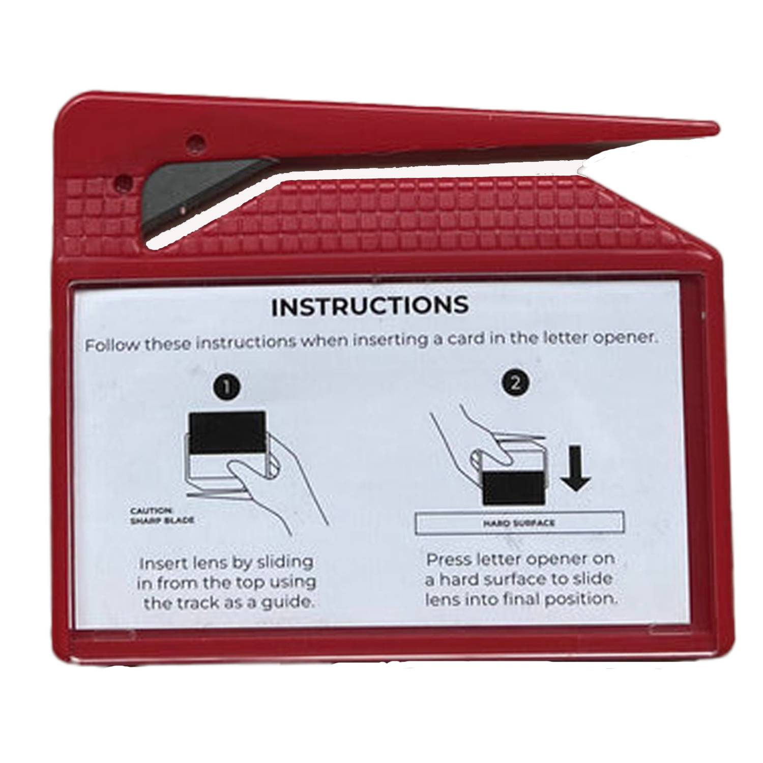 2-in-1 Plastic Card Case Letter Opener 7