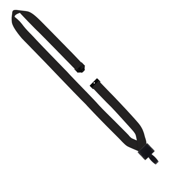 3/4" Polyester Lanyard with Non-Swivel Plastic Hook 53