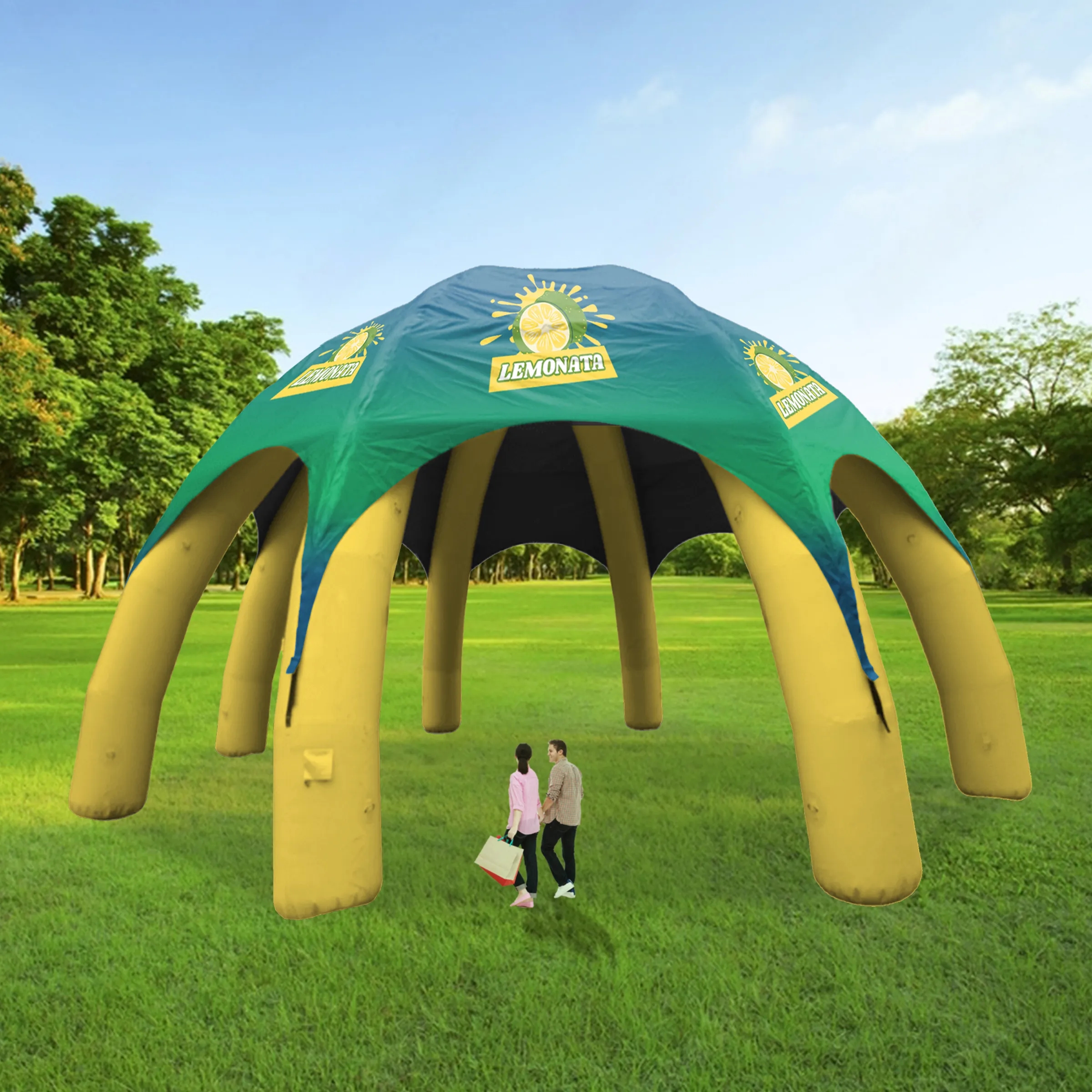 25' Custom Inflatable Spider Tent with 8 legs with Canopy 3