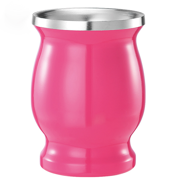 Double-Walled Stainless Steel Traditional Mate Cup ---- 7 OZ 3