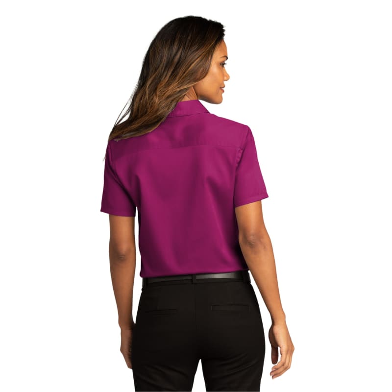 Port Authority Ladies Short Sleeve SuperPro React Twill Shirt. 33