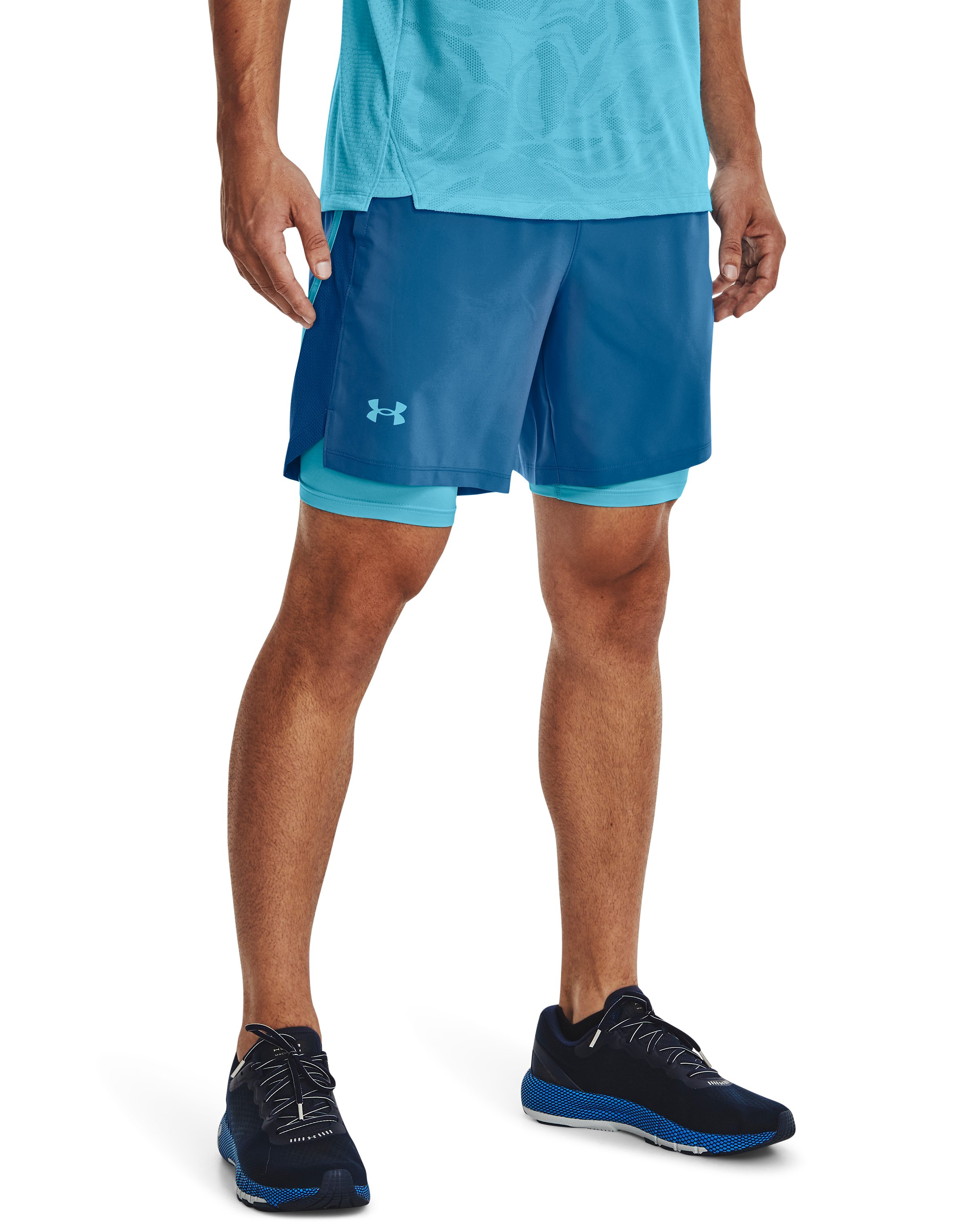 UA Launch Run Men's 2-in-1 Shorts 14