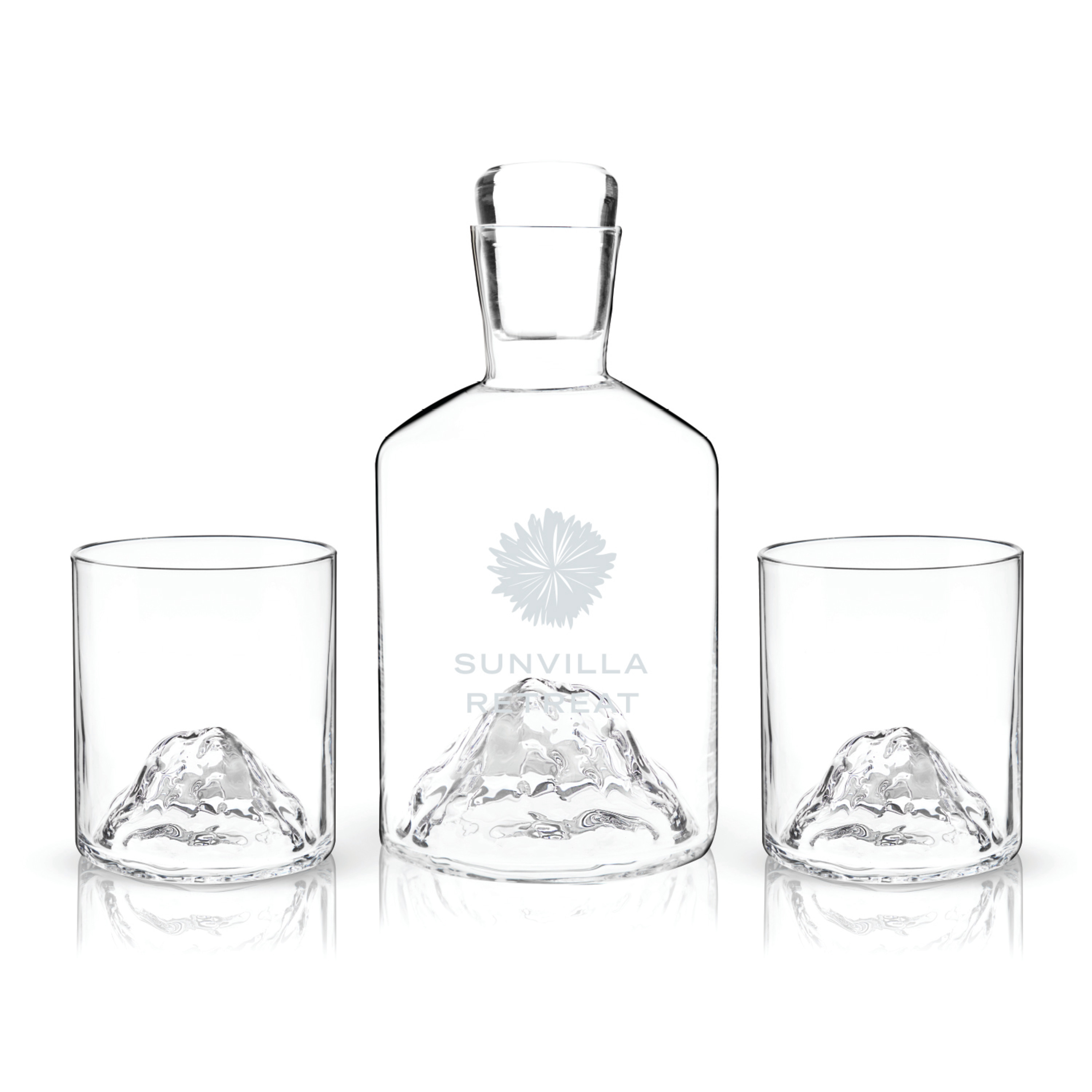 Viski® Mountain Decanter and Tumblers