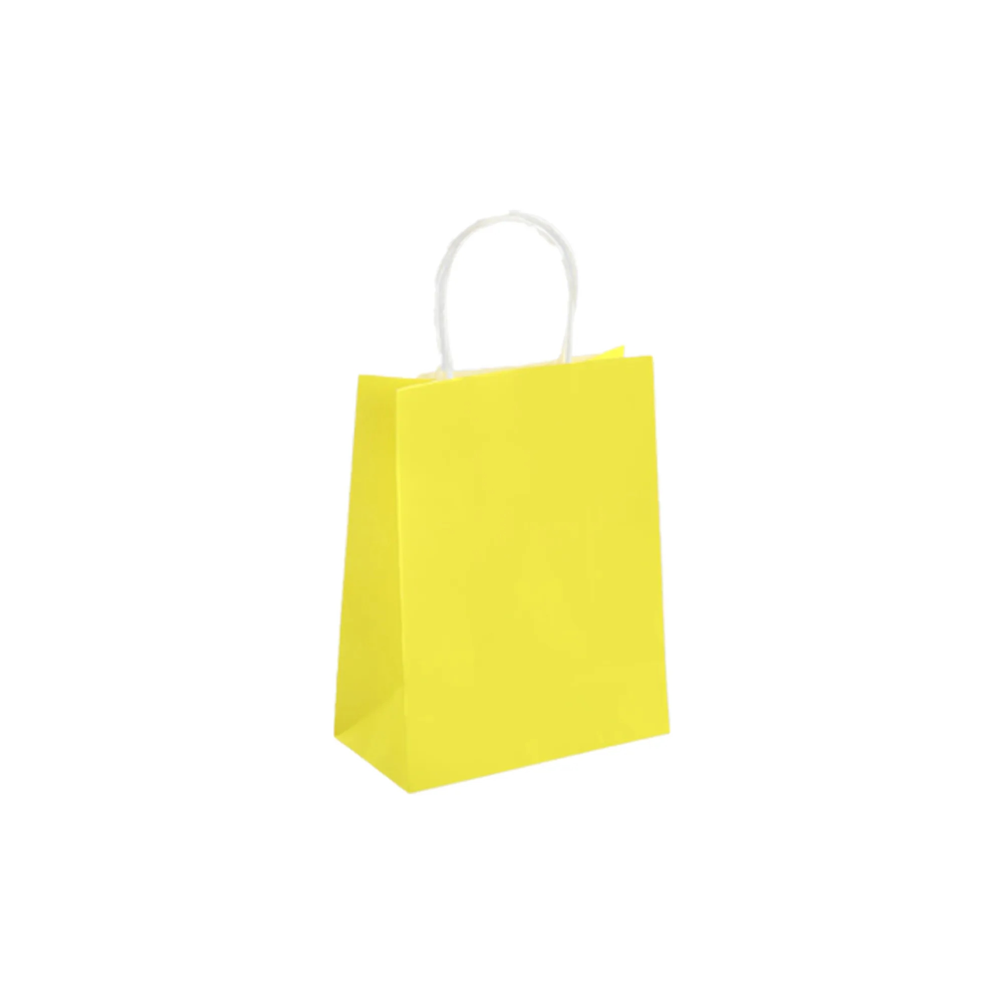 MOQ 20 Coloured Kraft Paper Tote Bag 15