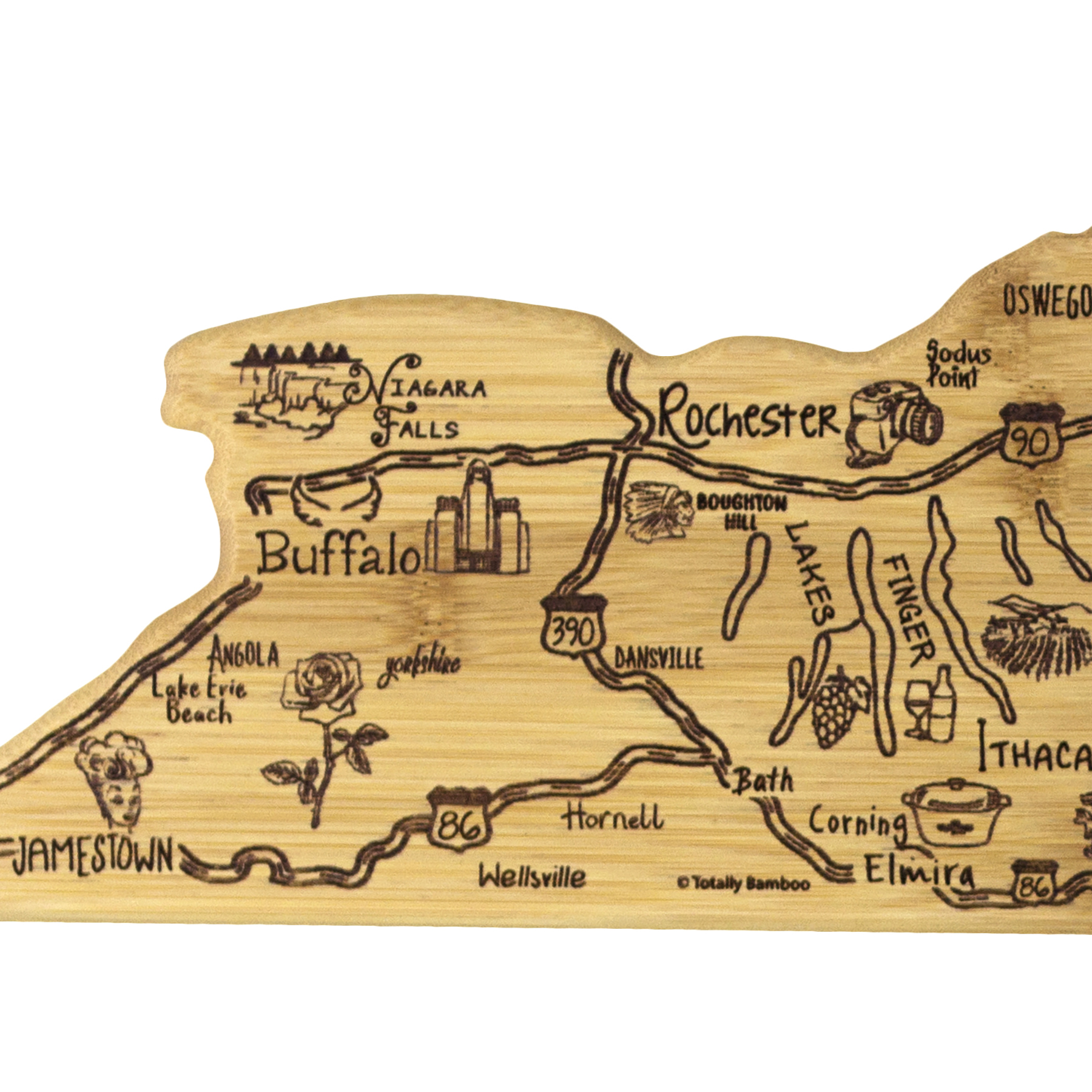 Destination New York Cutting & Serving Board 4
