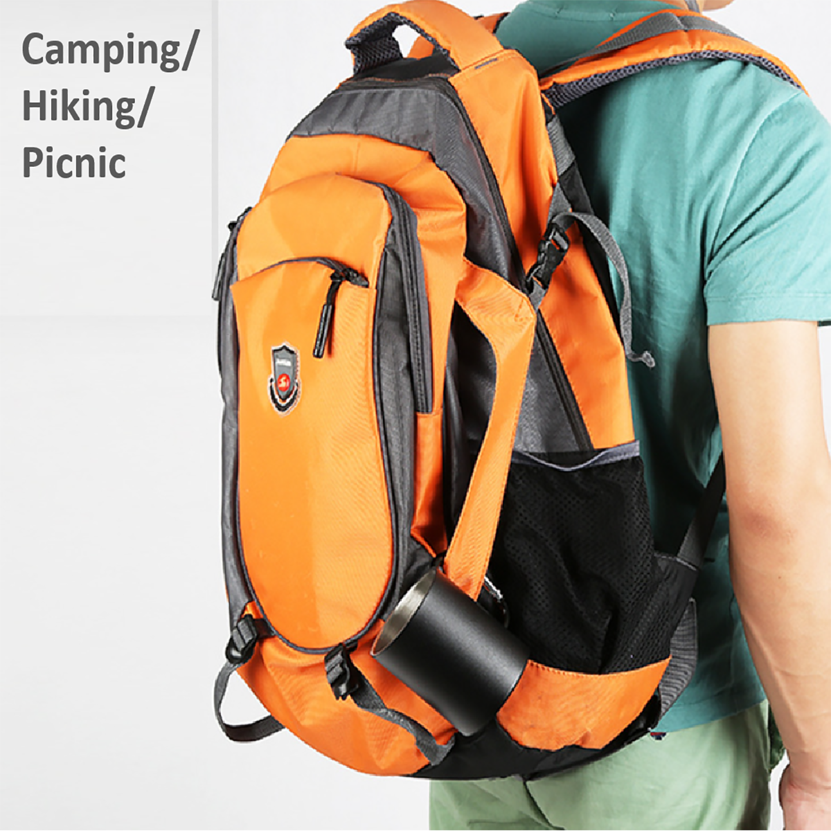 300ML/10Oz Carabiner Portable Staineless Steel Cups Outddoor 3