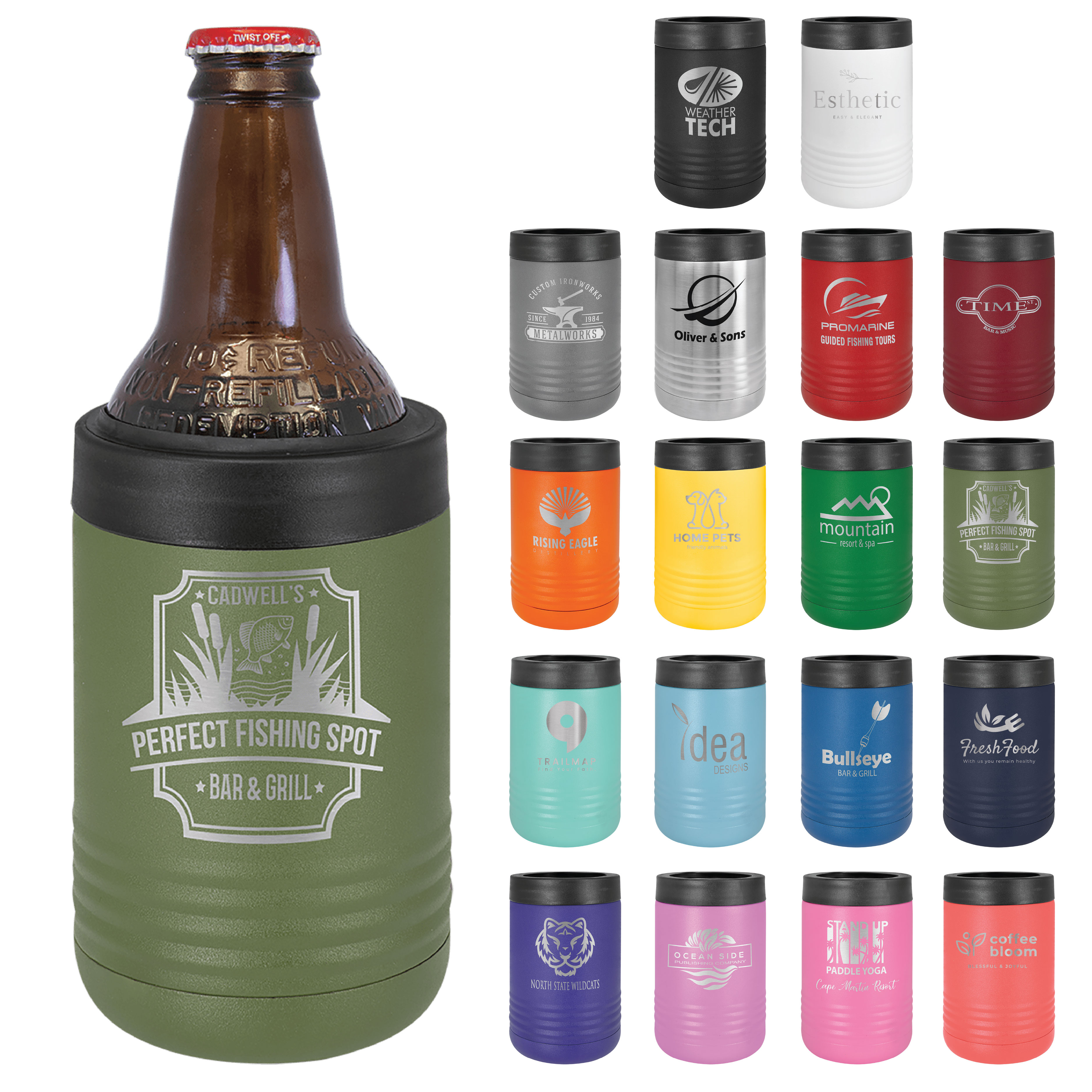 Polar Camel 12oz Stainless Steel Can Cooler 51
