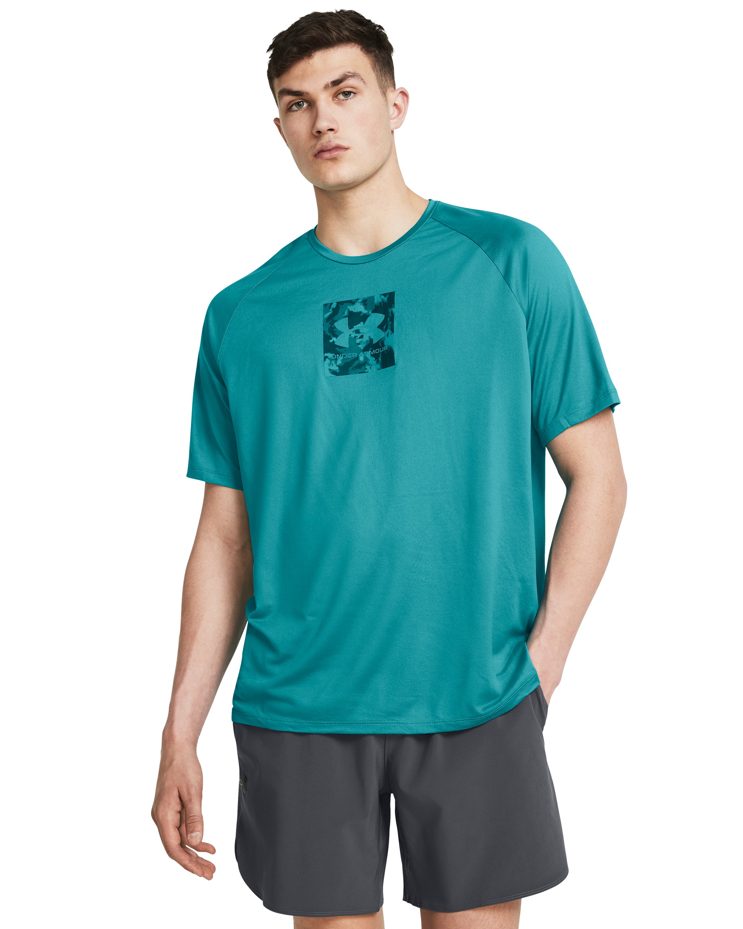 UA Tech Print Men's Short Sleeve 10