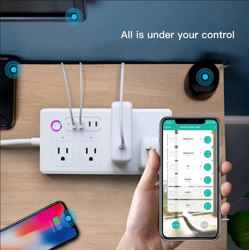 PD 20W Smart Wi-Fi Power Strip 2