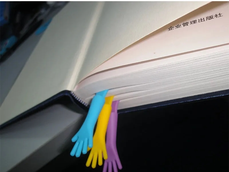Hand Shaped Silicone Bookmark 3