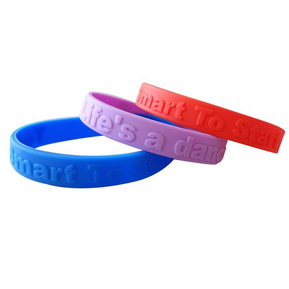 Embossed Silicone Wristband 7